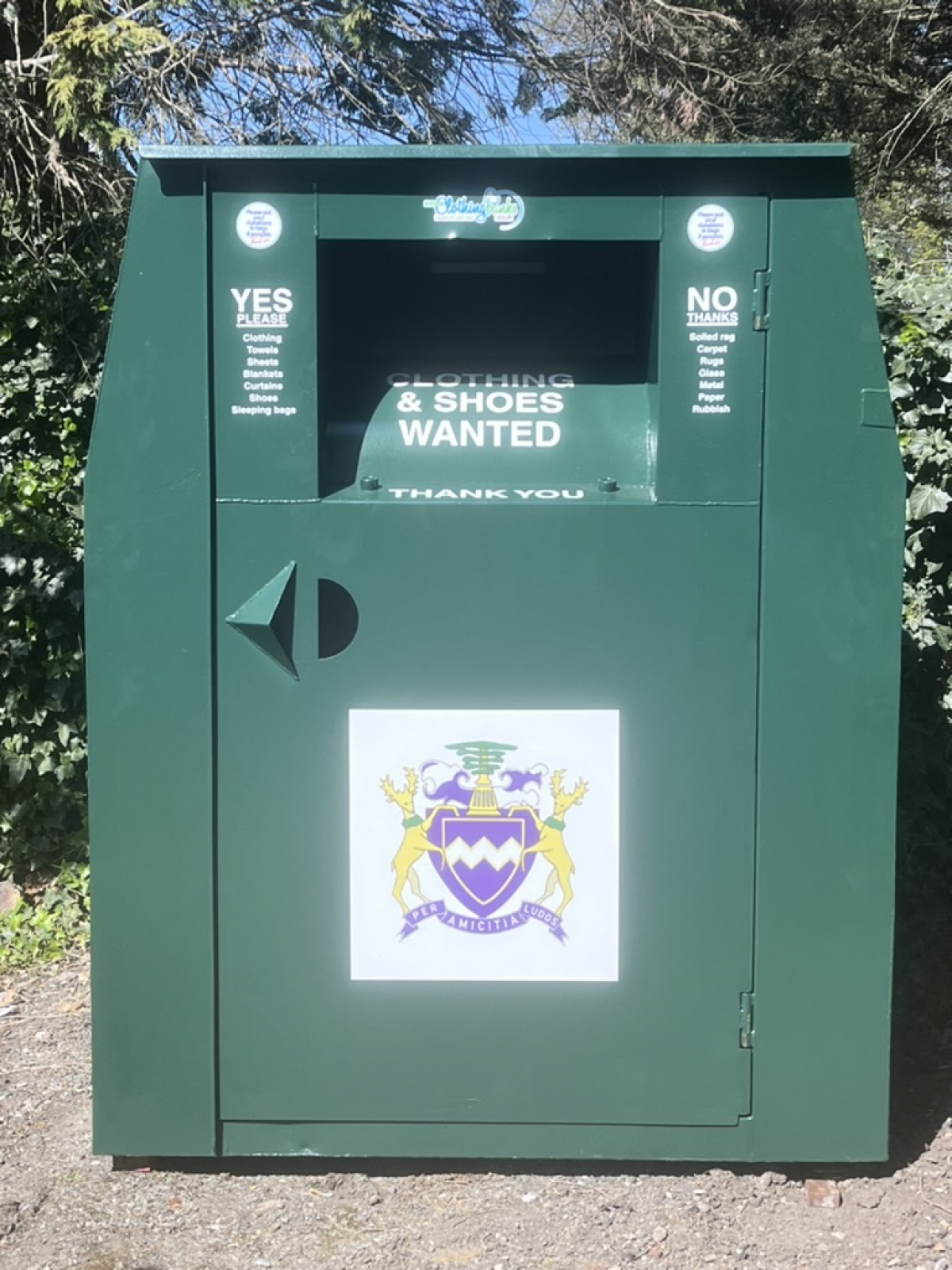 Recycle your clothing at WHSC